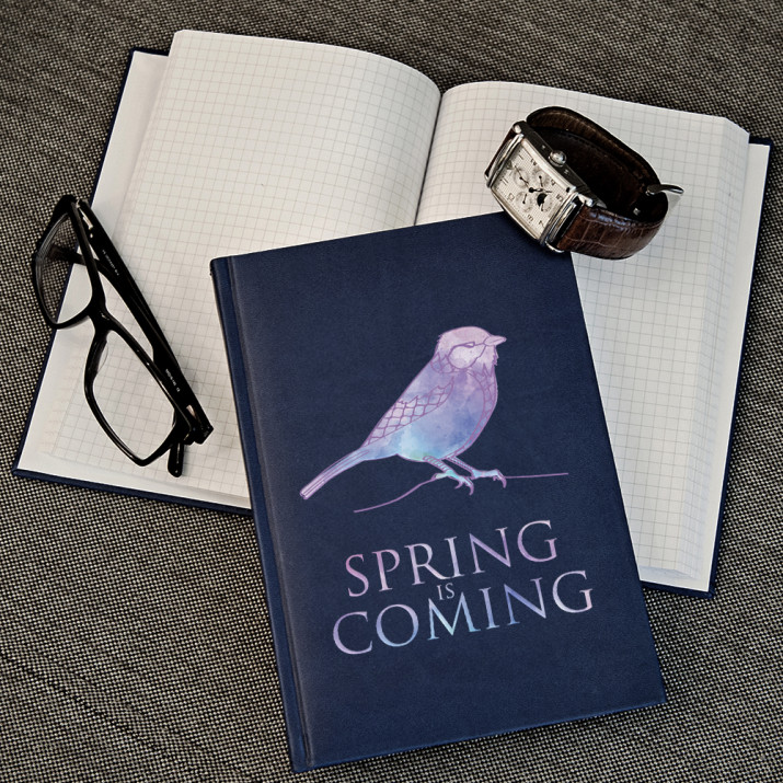 Spring is coming - A5-ös jegyzetfüzet nyomtatással